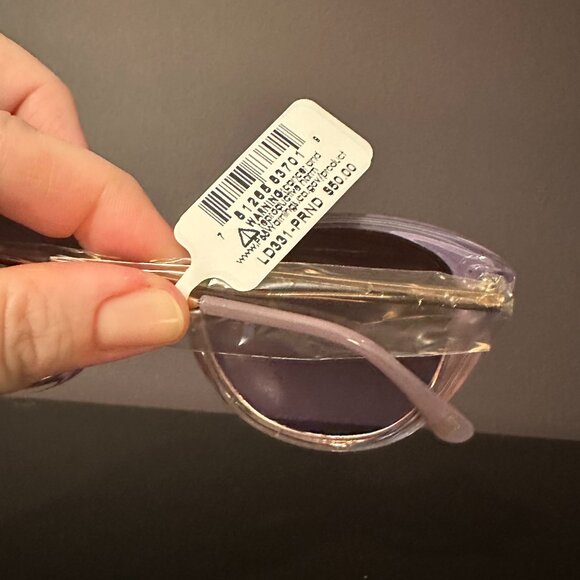 Laundry By Shelli Segal Metal Temple Cat Eye Sunglasses - Picture 8 of 12